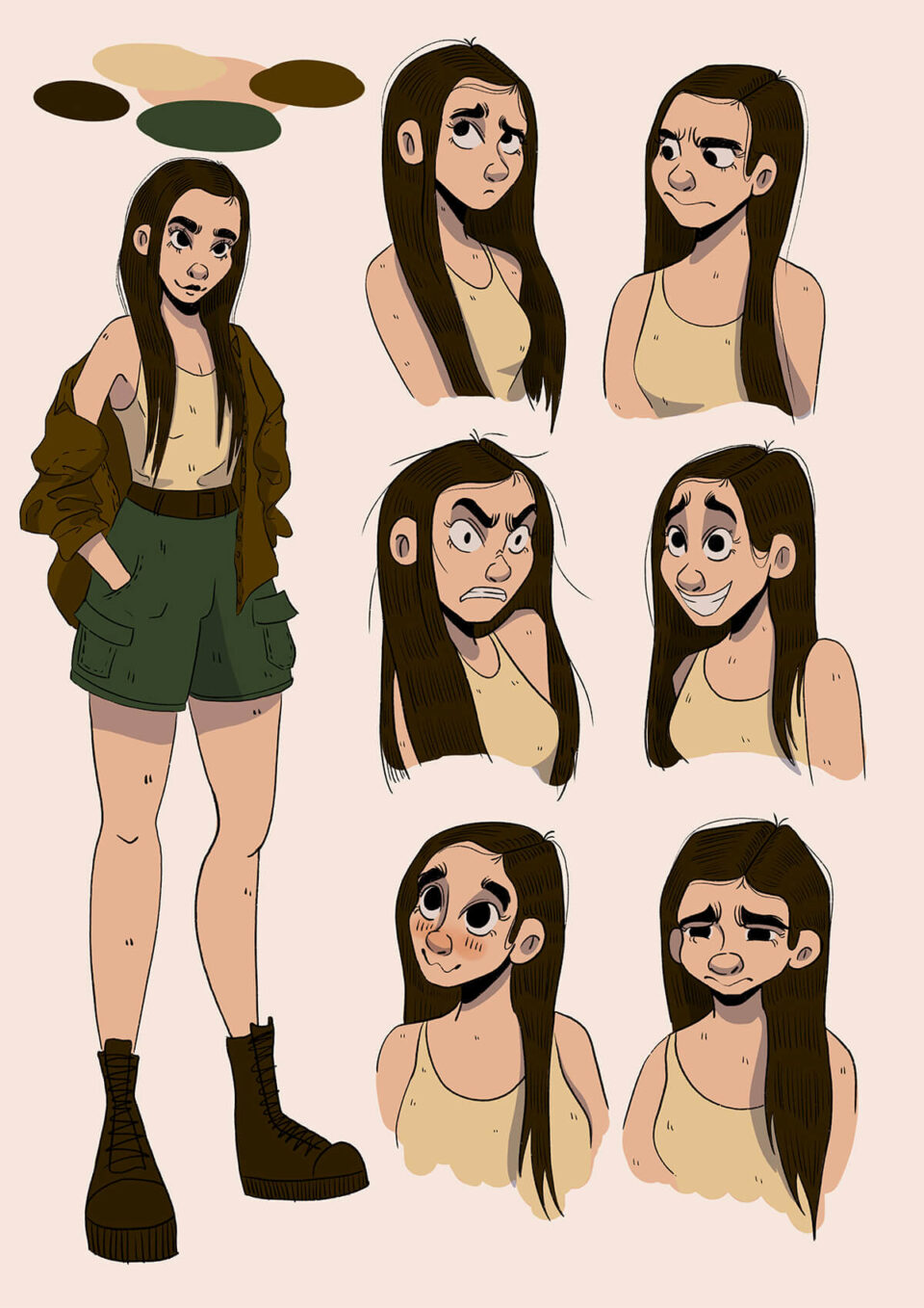 Lily Character Design by Emily Freya Illustration